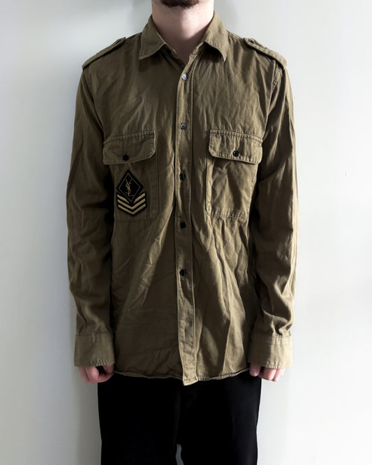S/S17 YSL MILITARY SHIRT