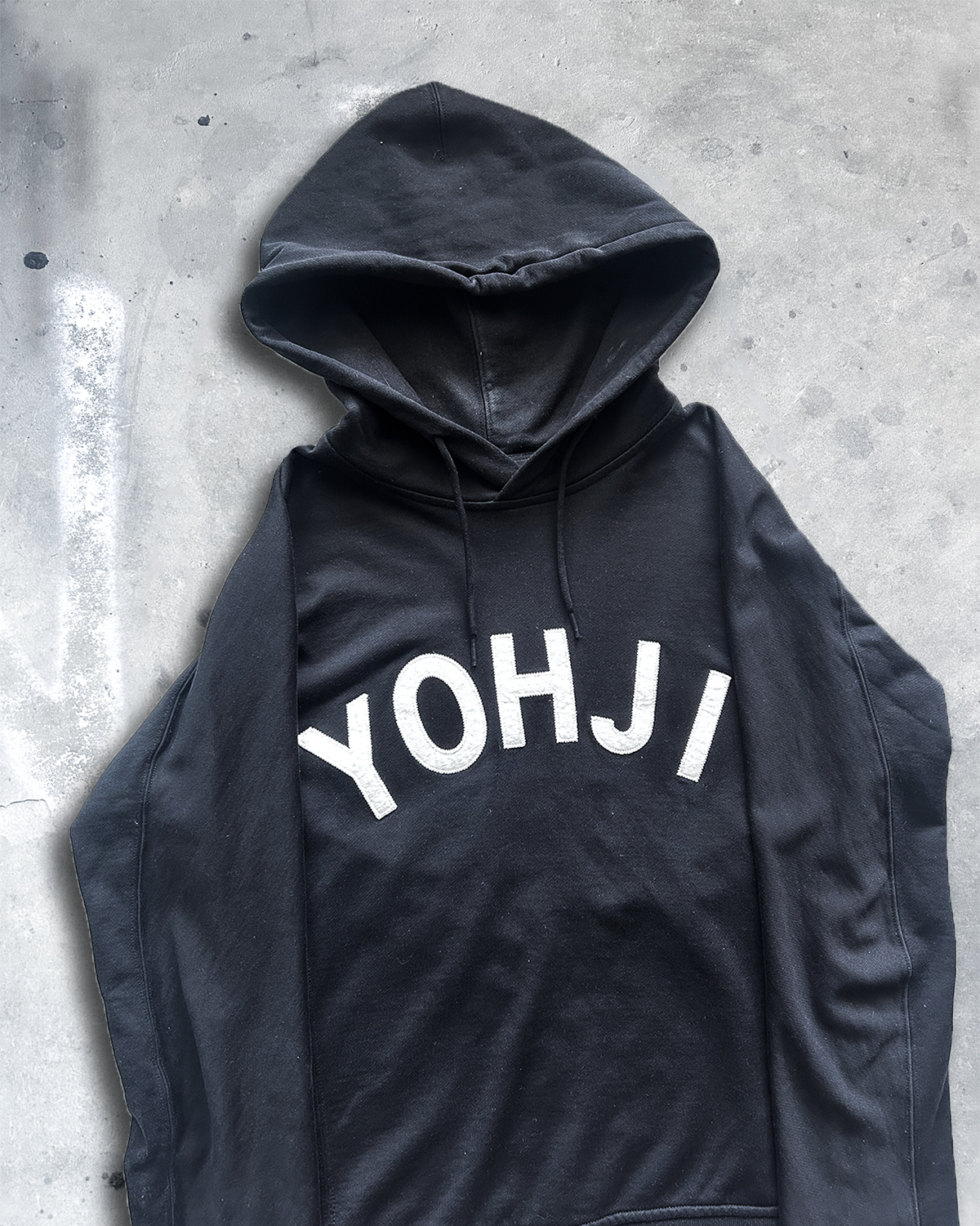 YOHJI LOGO HOODIE