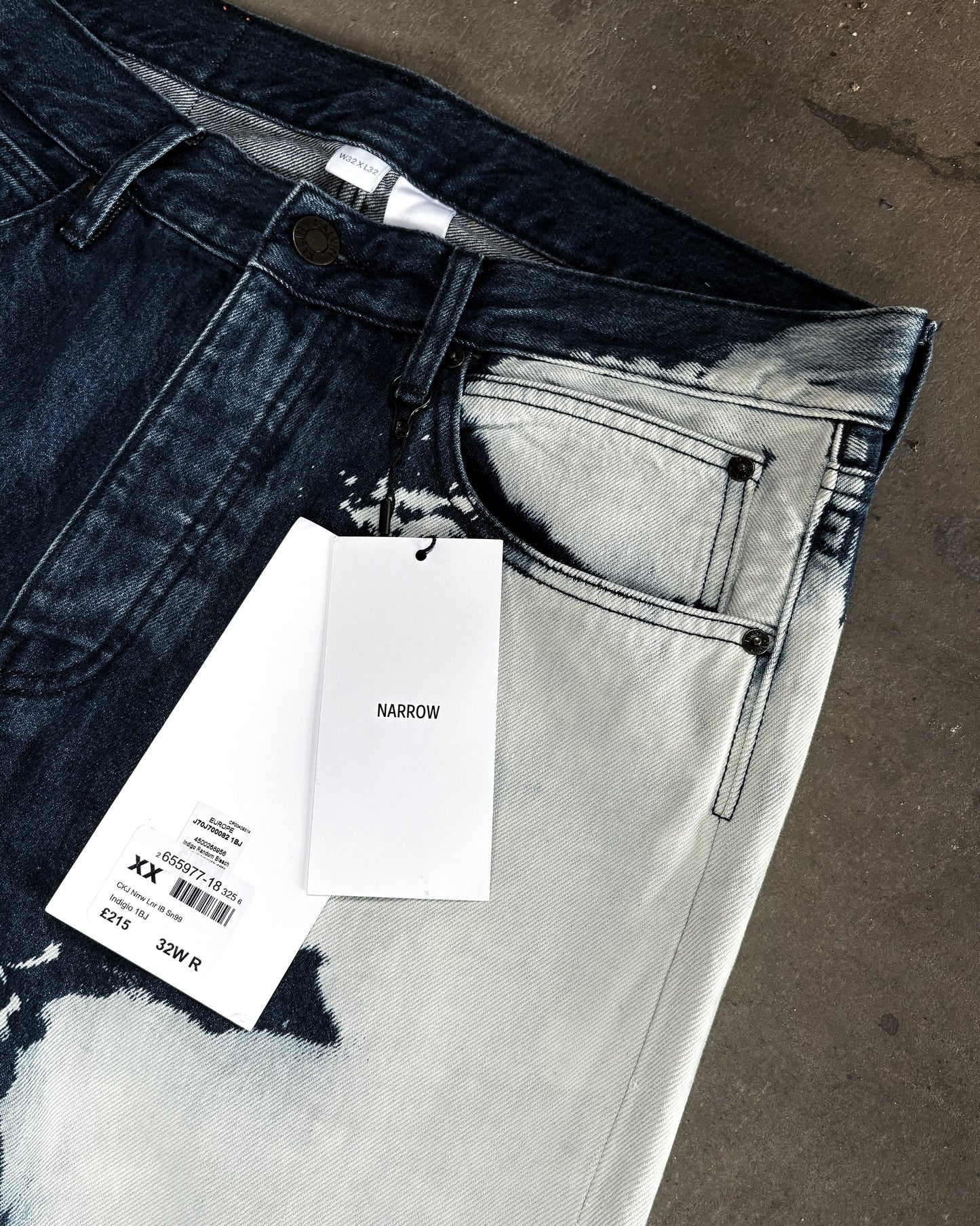 205W39NYC BLEACHED DENIM