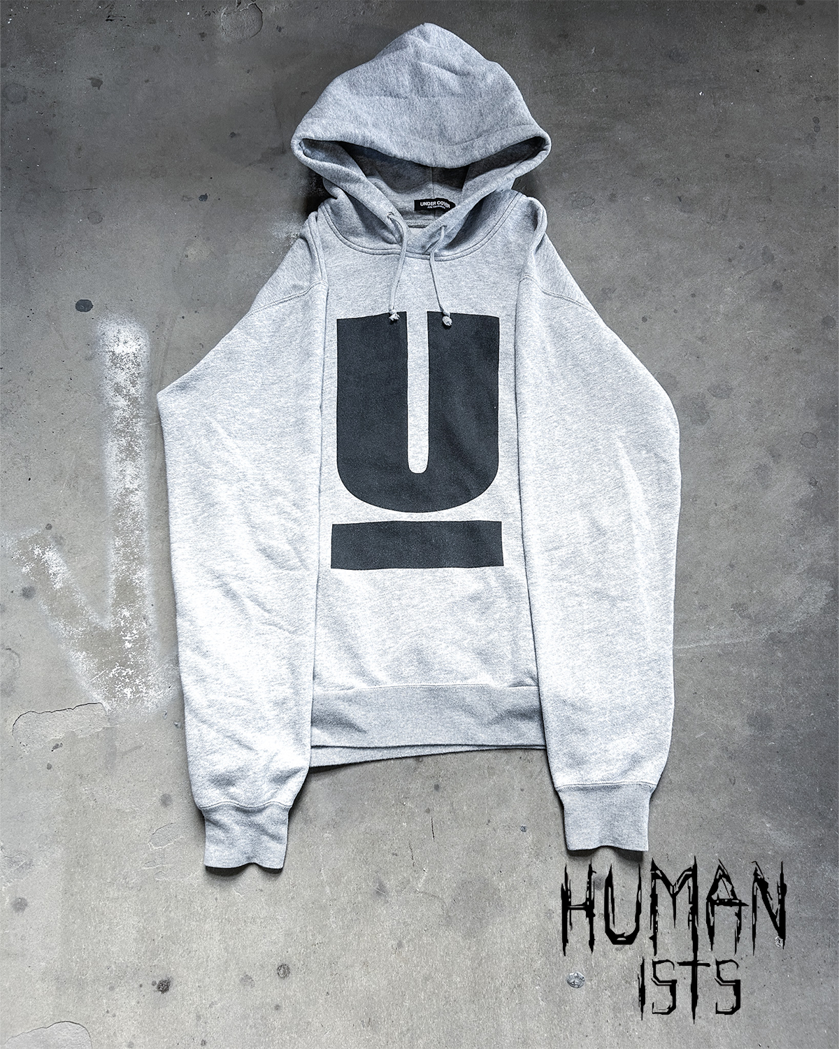 GREY ‘U’ HOODIE