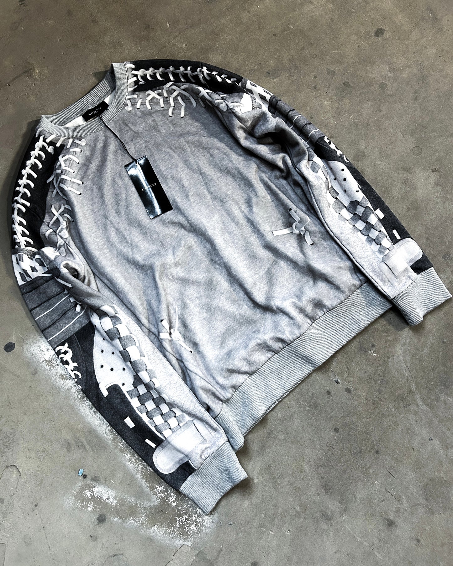 A/W13 TROMPE L’OEIL LACE SWEATER