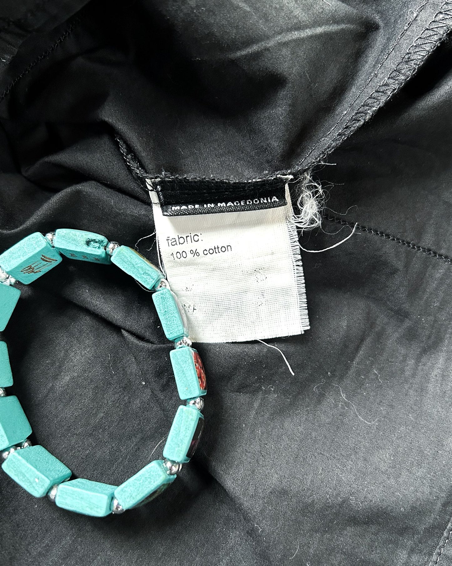 AW08 SCARF COLLAR BUTTON UP
