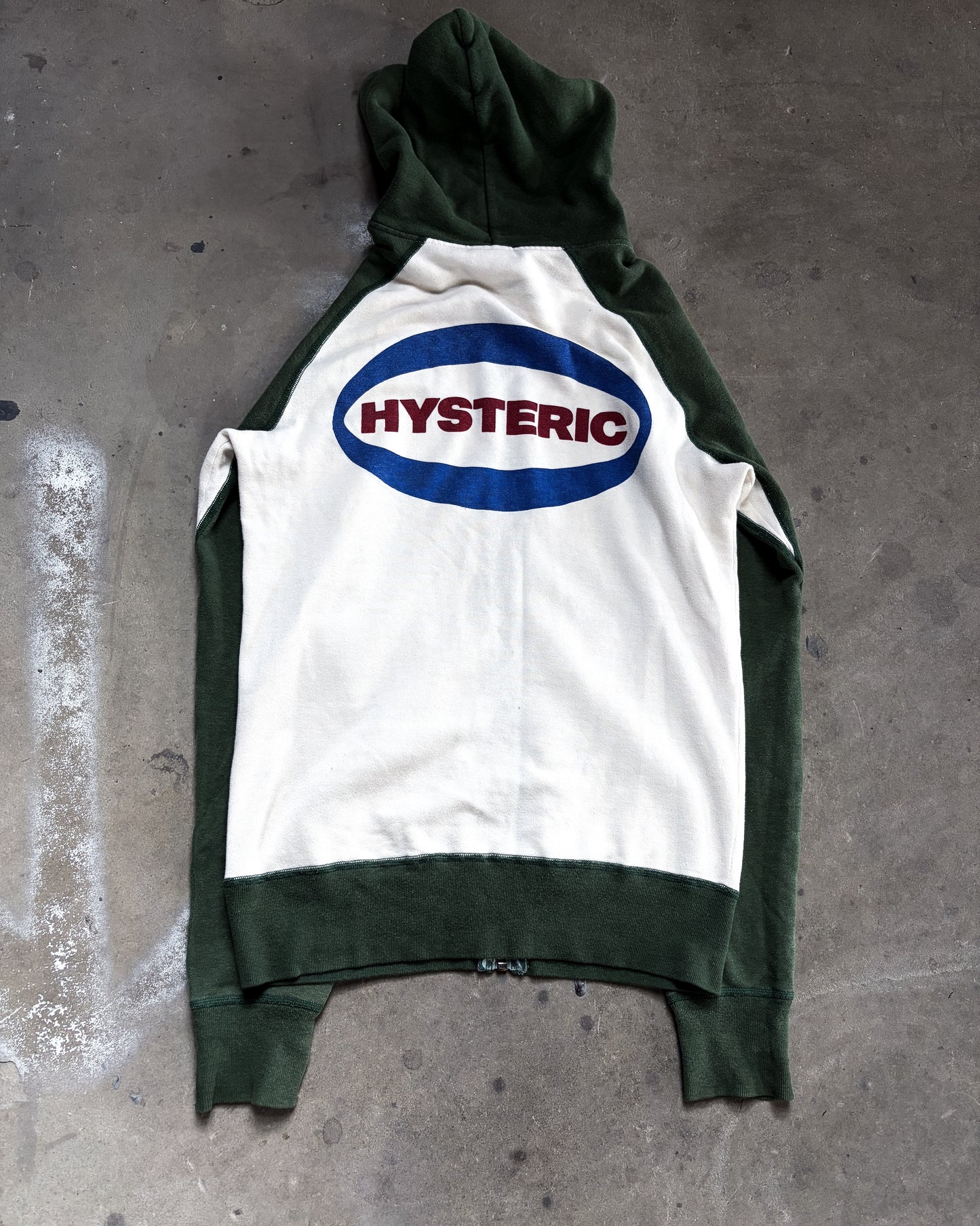 90S ‘HELL’ RAGLAN ZIP UP
