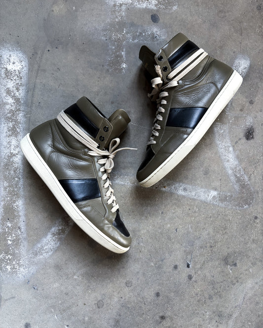 KHAKI HIGH TOP SL10H SNEAKERS