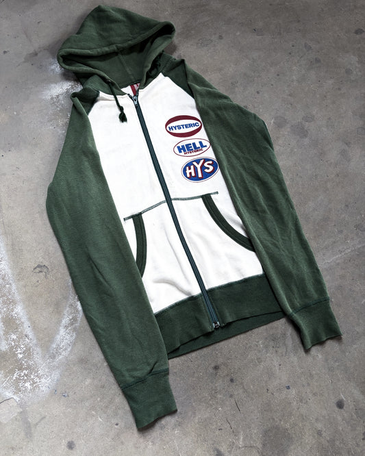 90S ‘HELL’ RAGLAN ZIP UP