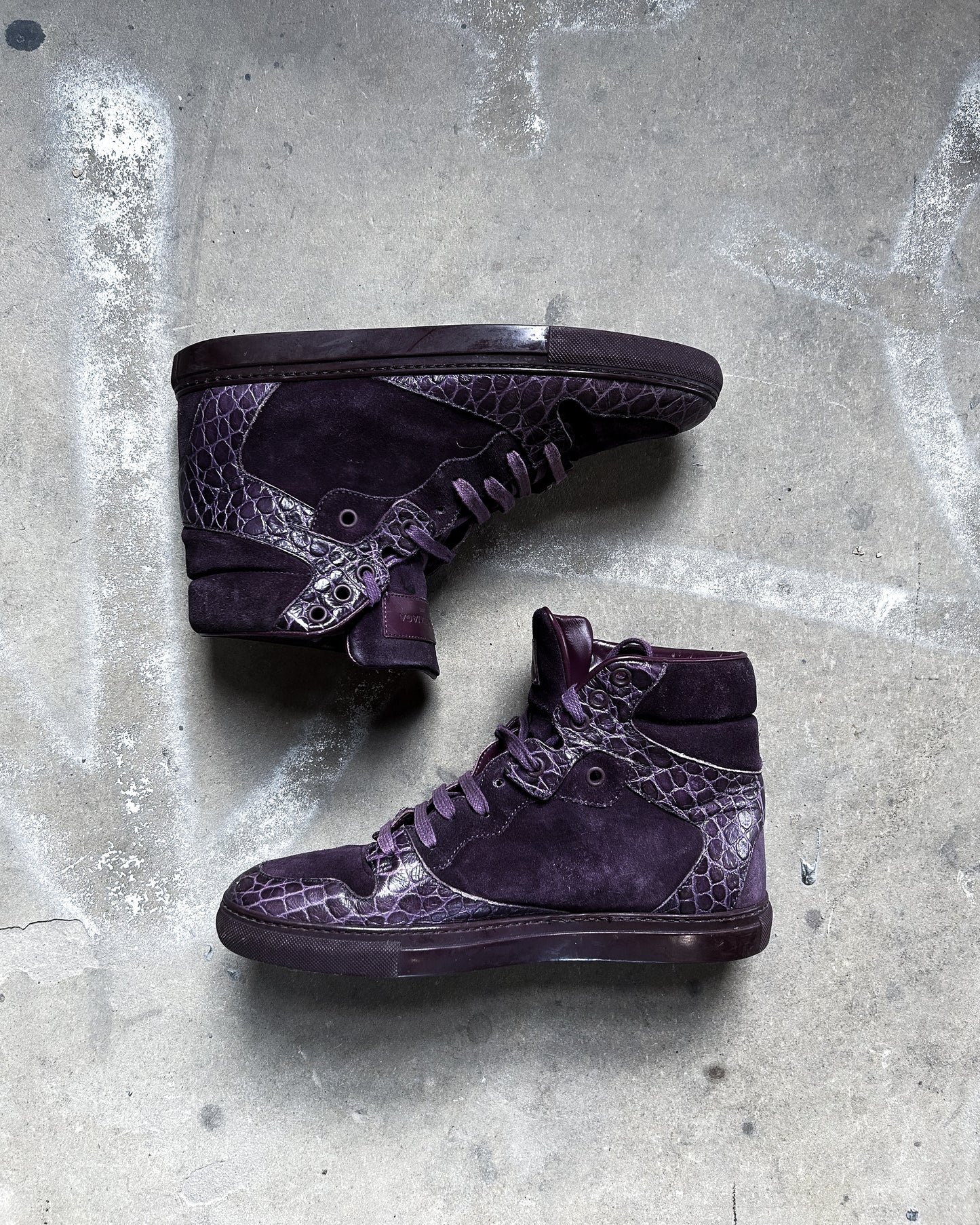 PURPLE CROC HIGH TOPS