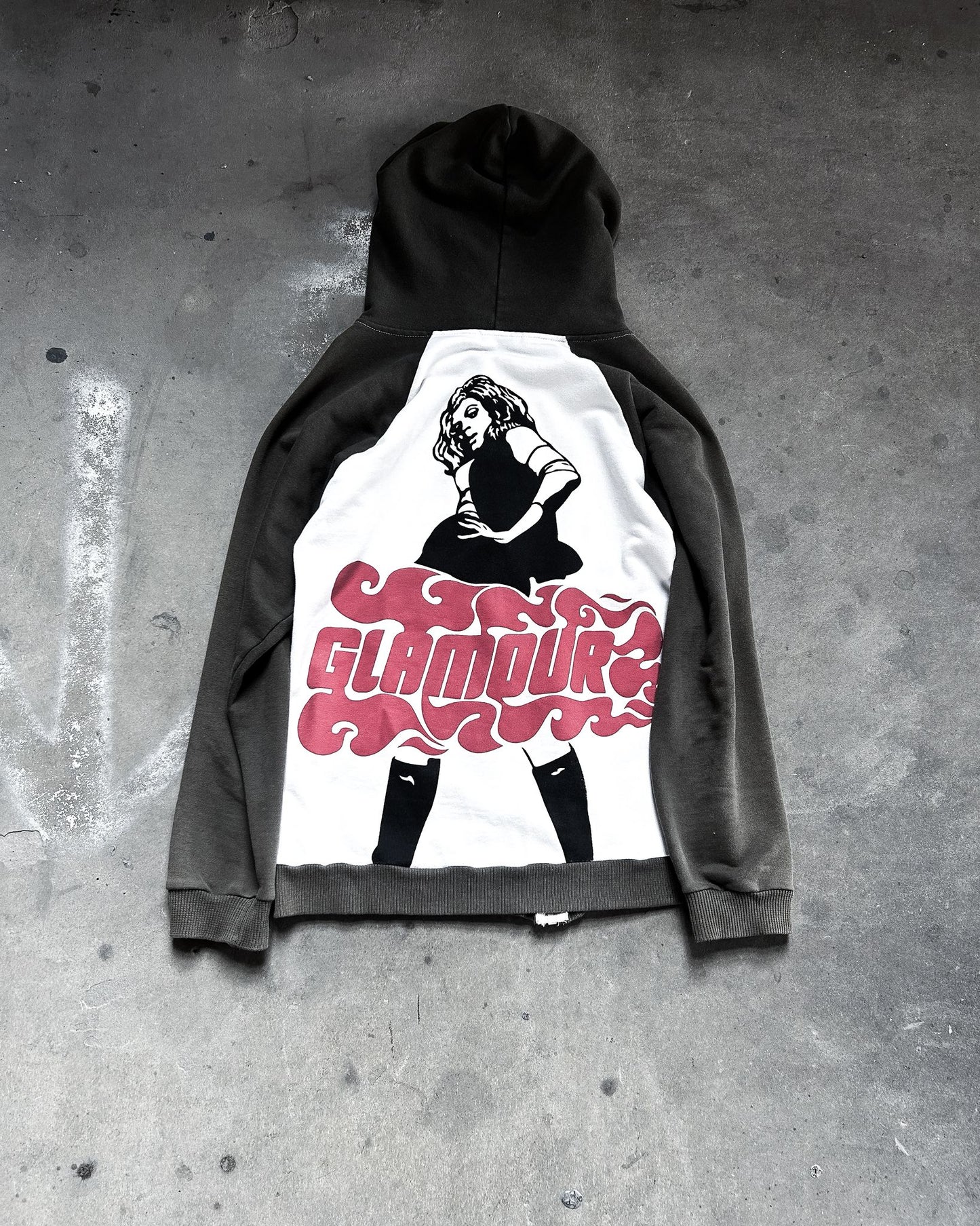 FLAME GIRL ‘H’ LOGO ZIP UP