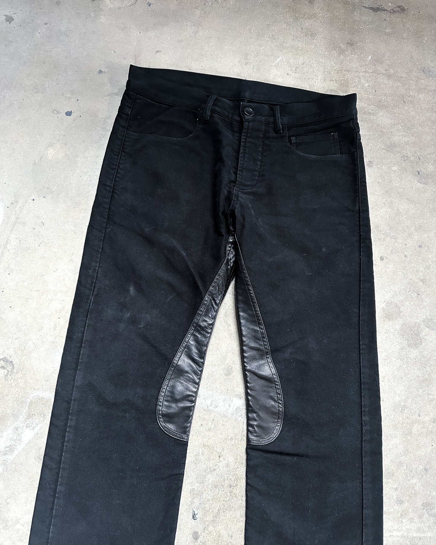 FW07 ‘EXPLODER’ LEATHER INSERT DENIM