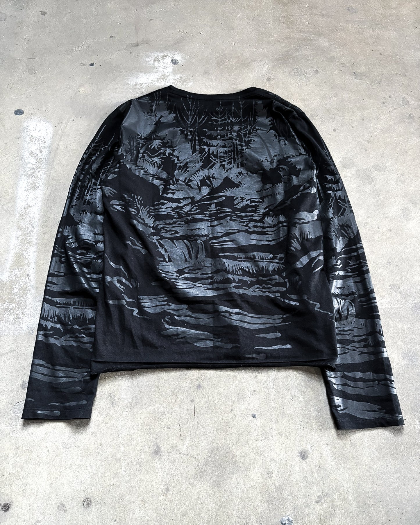 SS14 BLACK NATURE LONGSLEEVE
