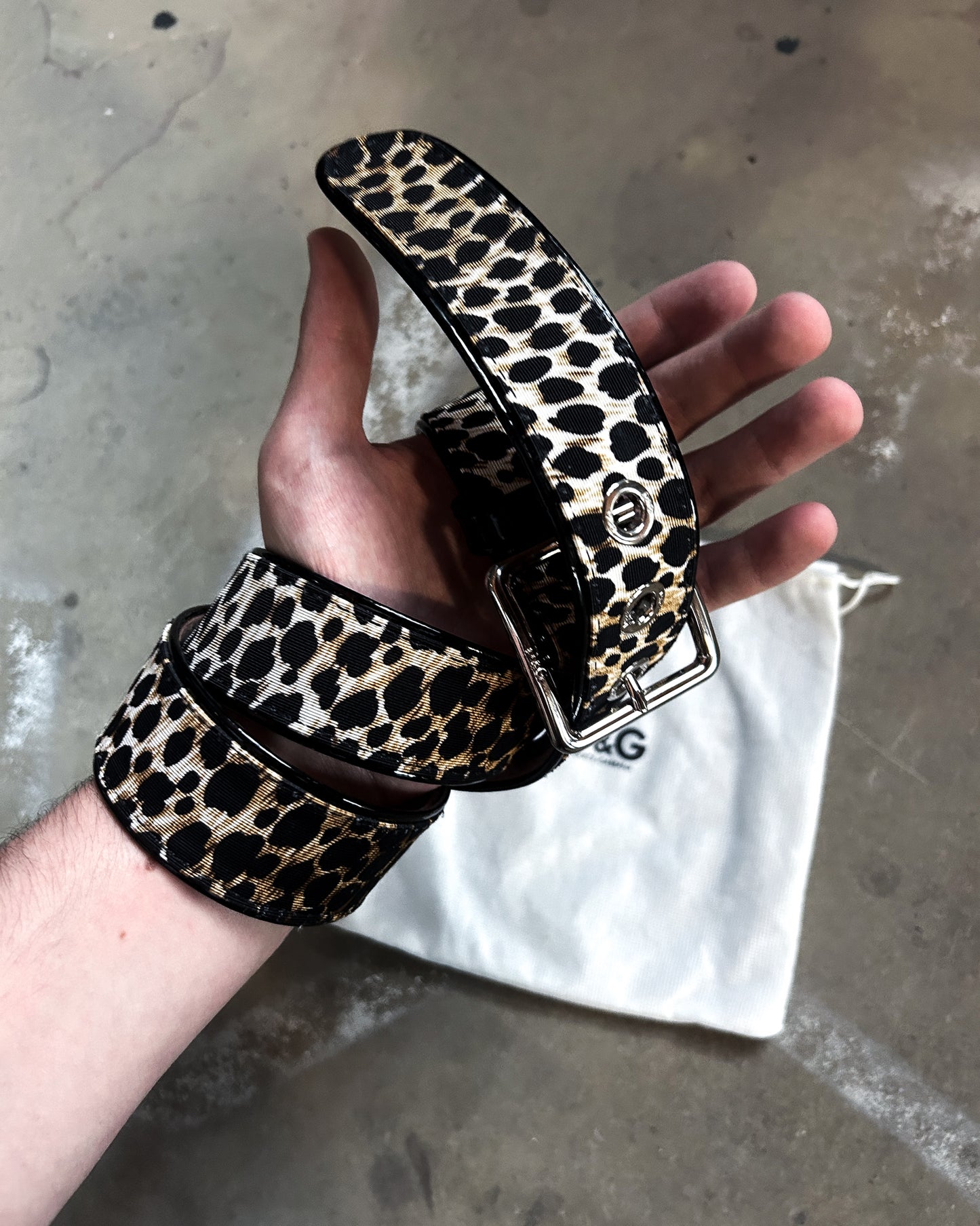 LEOPARD PRINT BELT