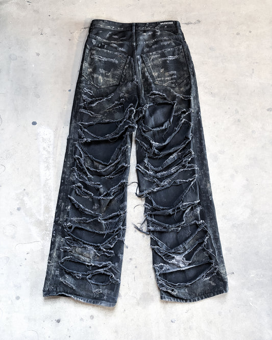 SS23 MUDSHOW DESTROYED DENIM