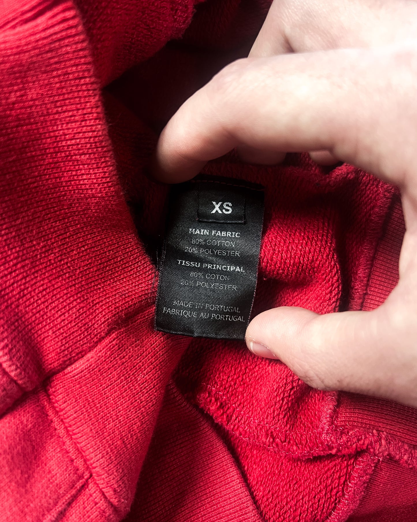 A/W18 RED ANTWERPEN HOODIE