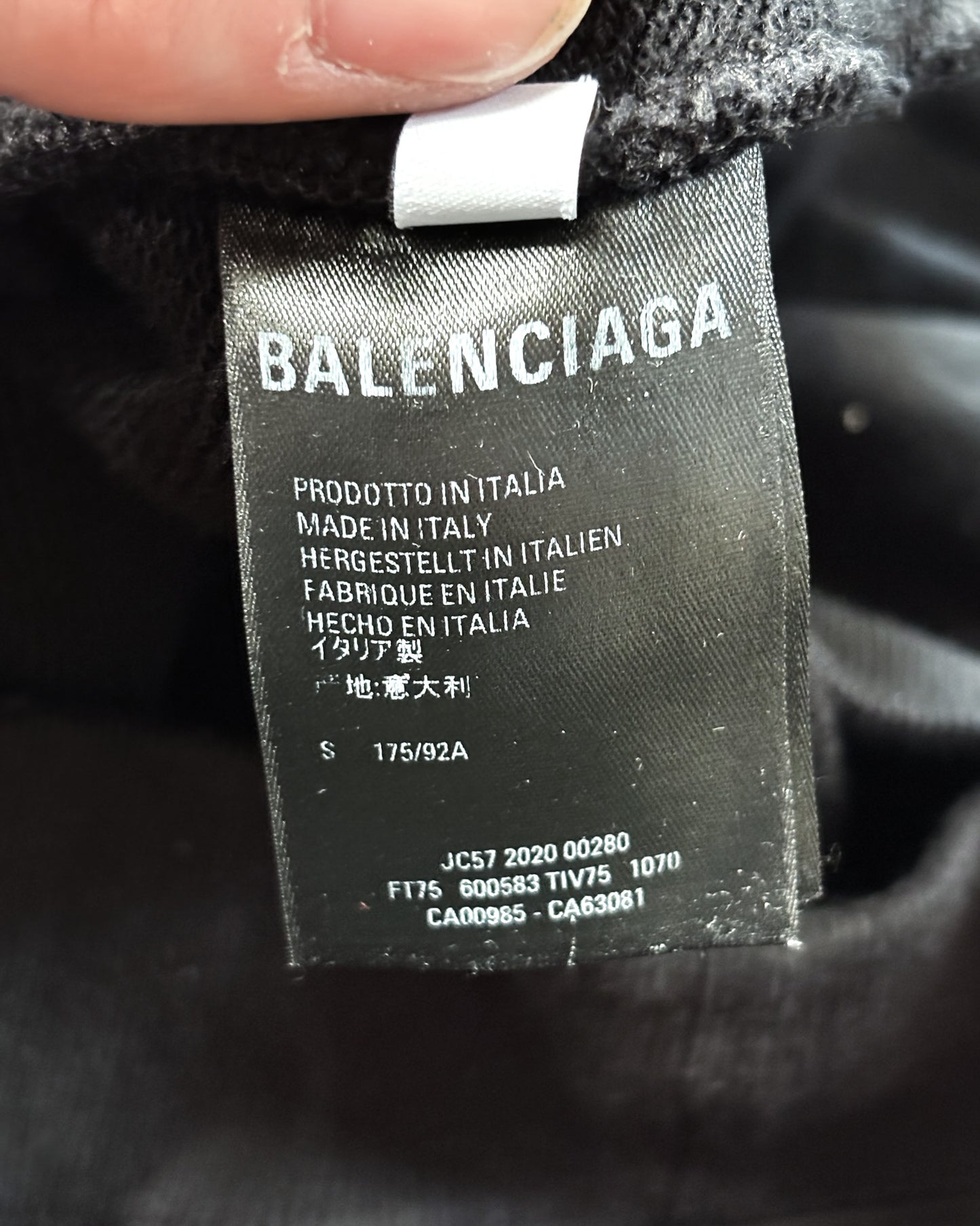 S/S20 BALENCIAGA CREW HOODIE