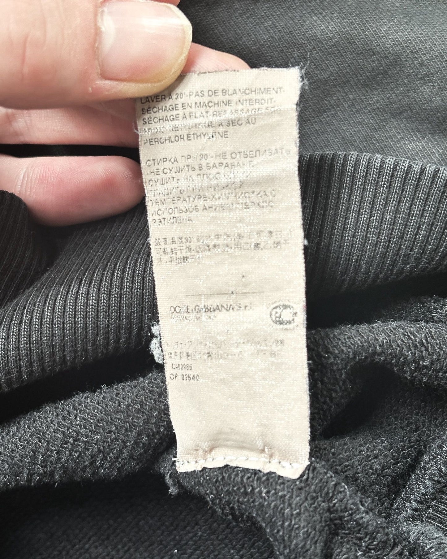 S/S17 D&G BADGE HOODIE