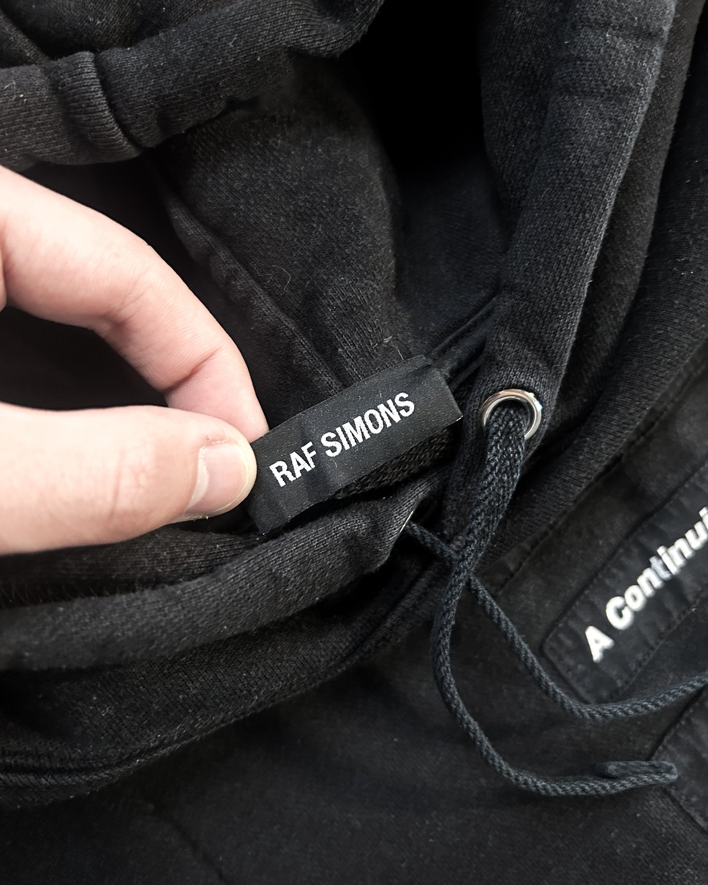 SS18 POEM PATCH HOODIE