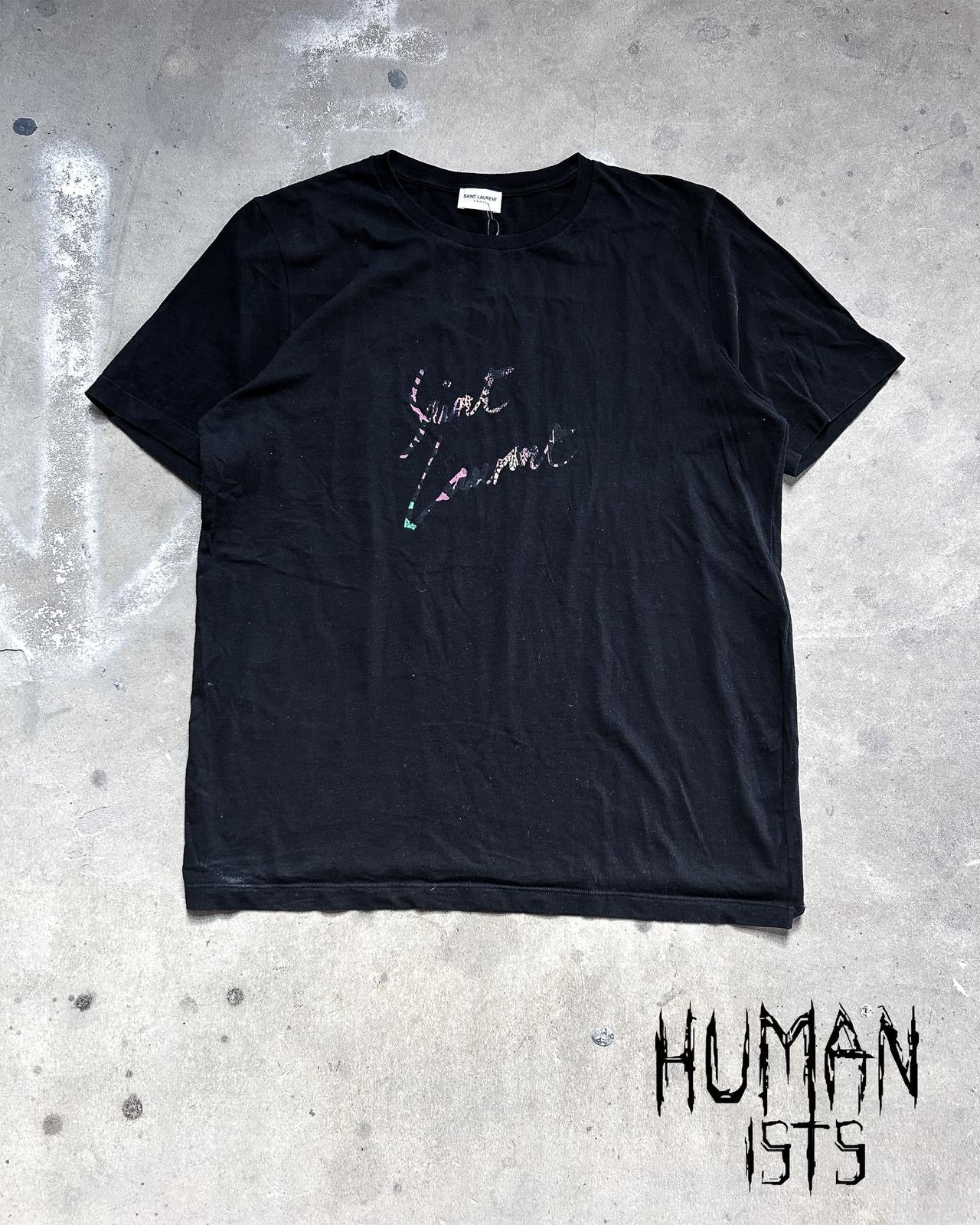 ANIMAL PRINT SCRIPT T-SHIRT