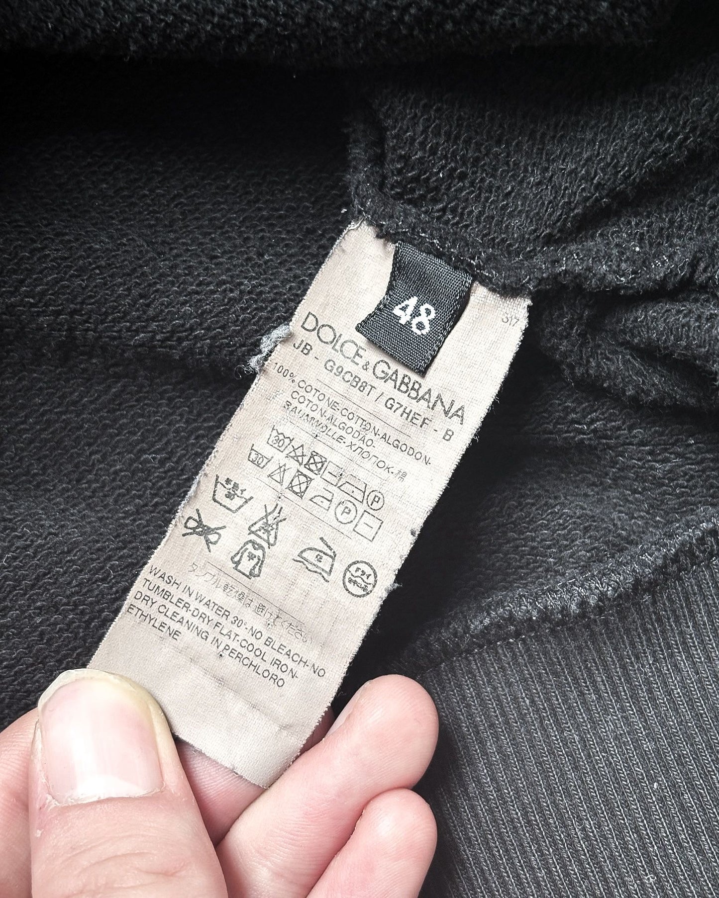 S/S17 D&G BADGE HOODIE