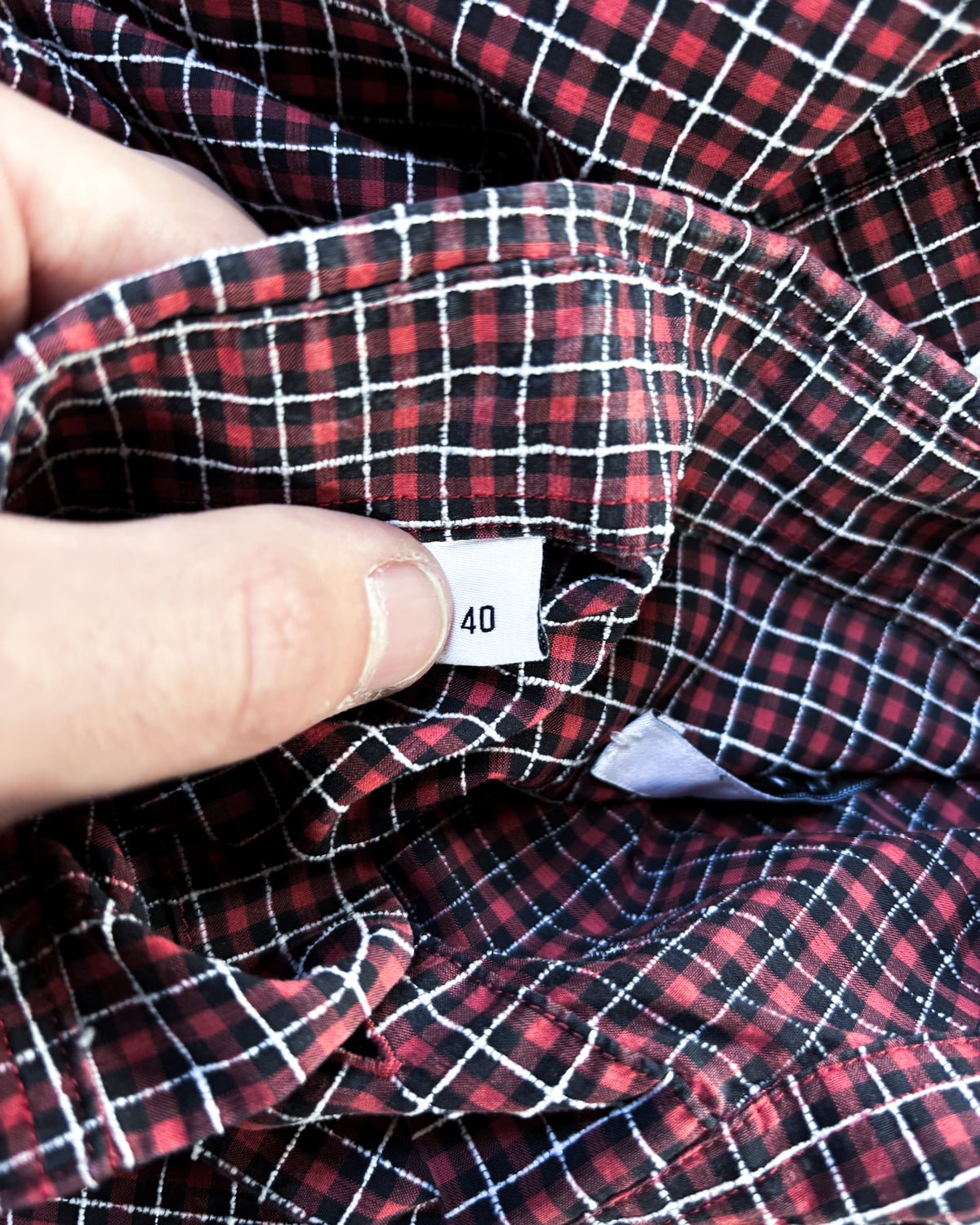 RED STAR CHECKED FLANNEL