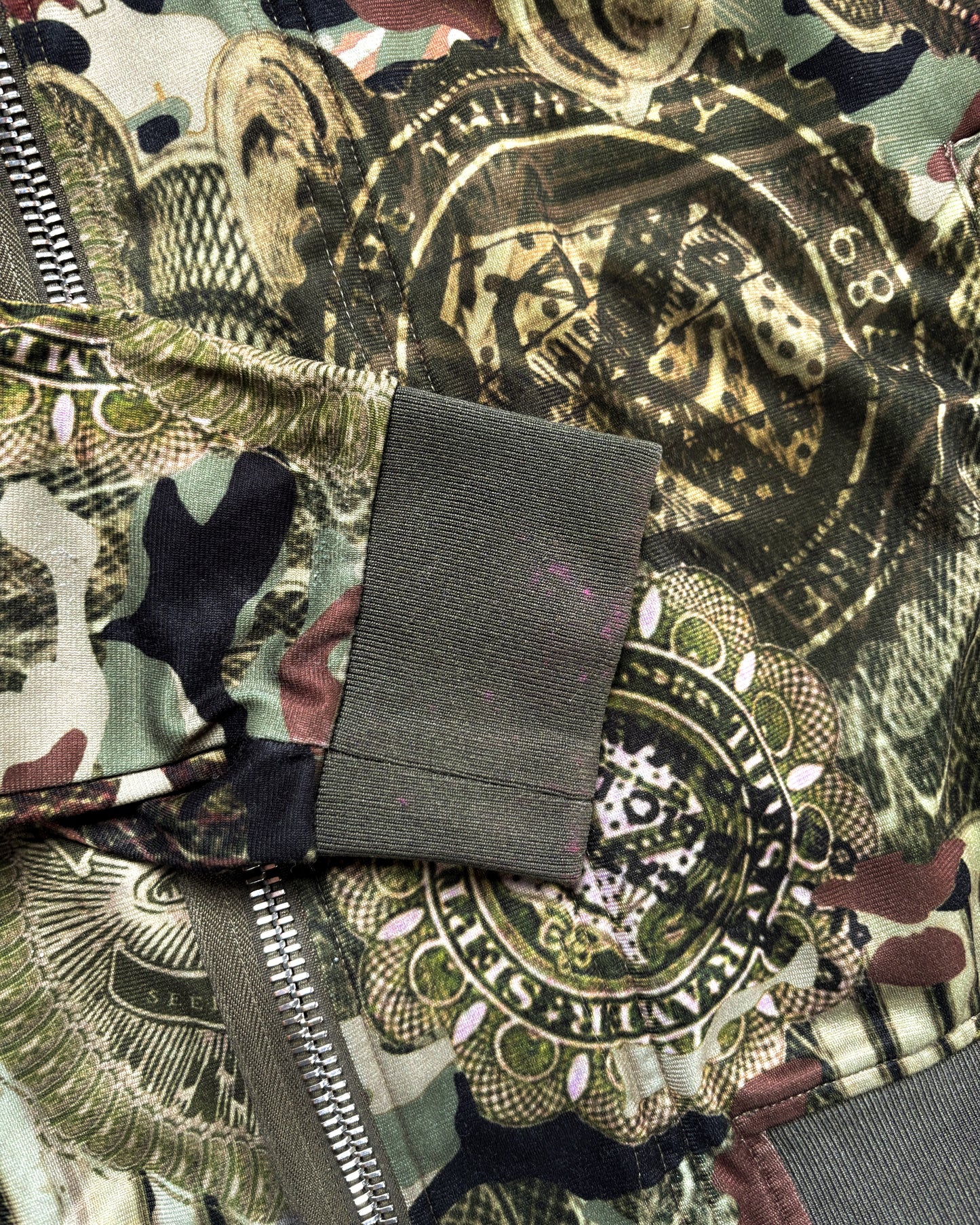 S/S17 DOLLAR CAMO BOMBER JACKET