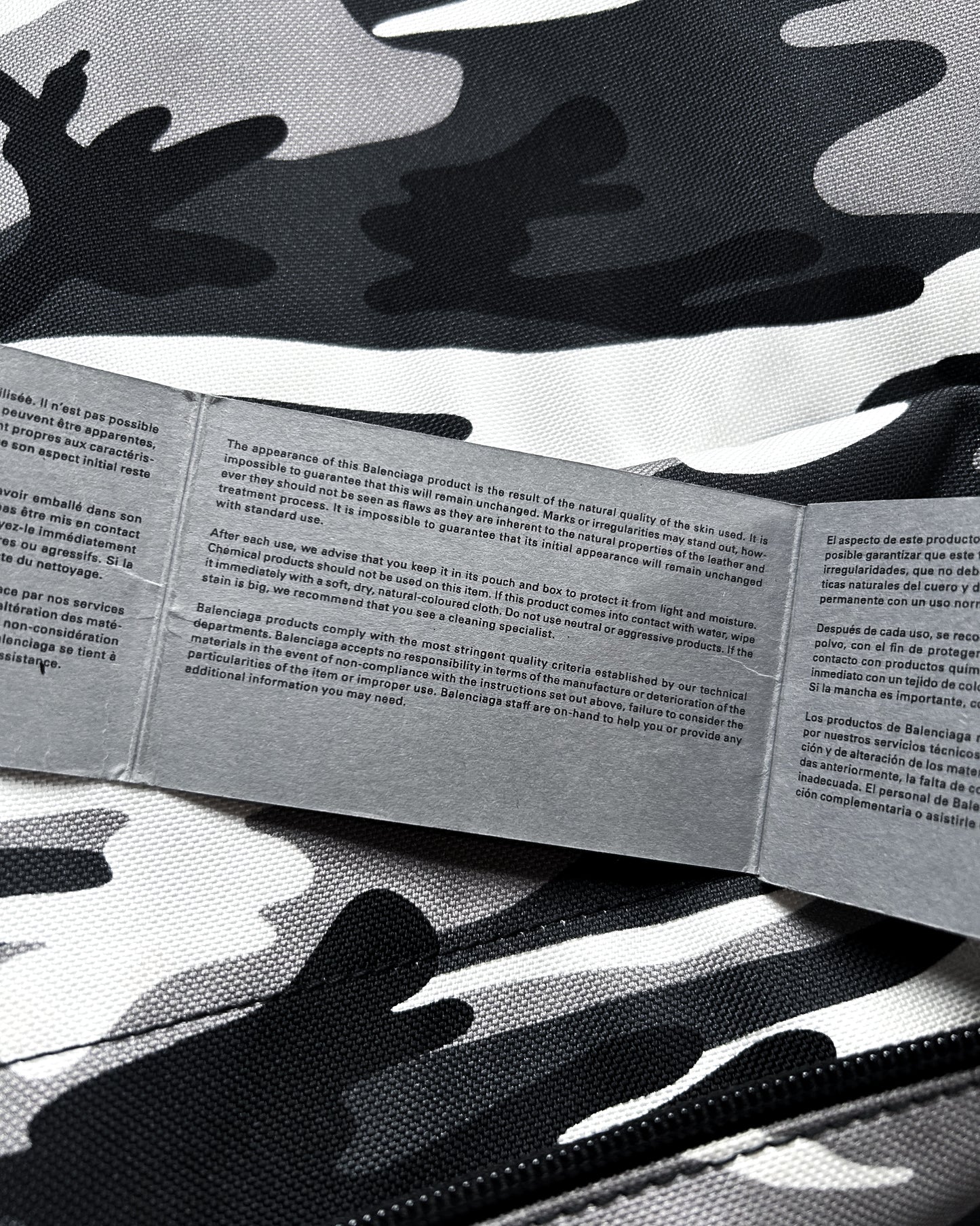 A/W21 SNOW CAMO BACKPACK