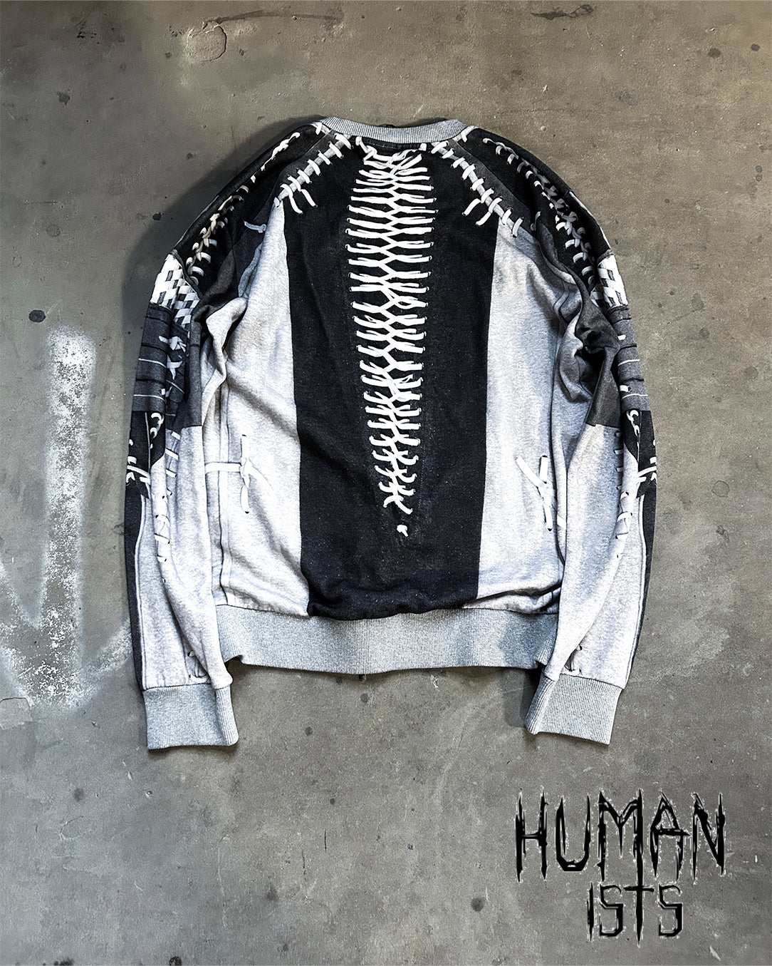 A/W13 TROMPE L’OEIL LACE SWEATER