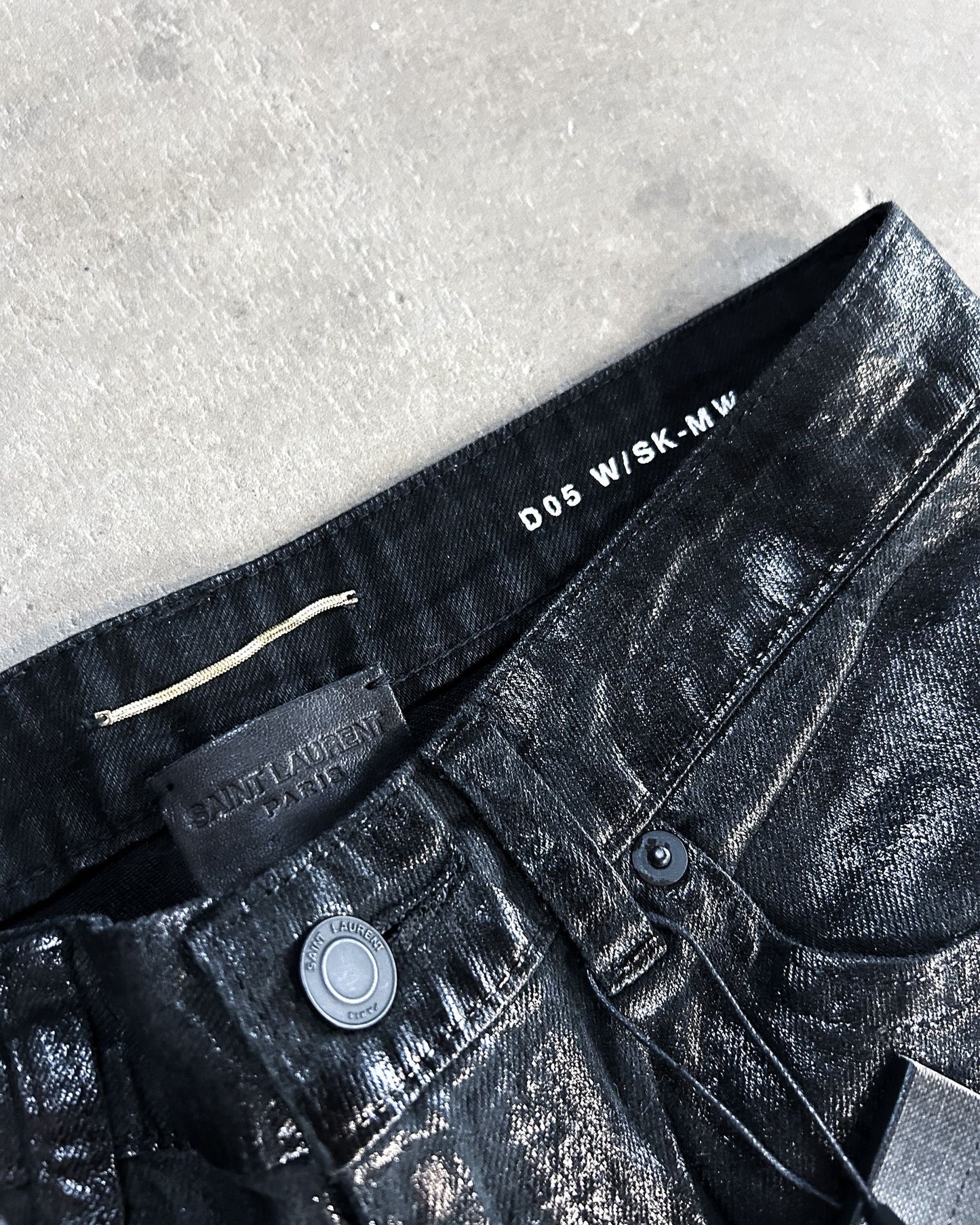A/W20 WAX OIL SPILL JAPANESE DENIM