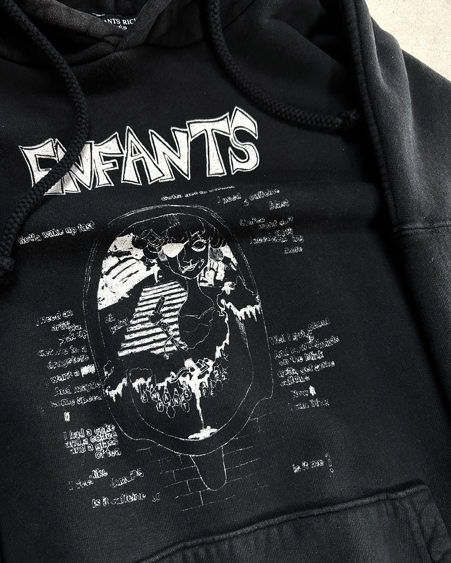 BLACK CAFFEINE HOODIE