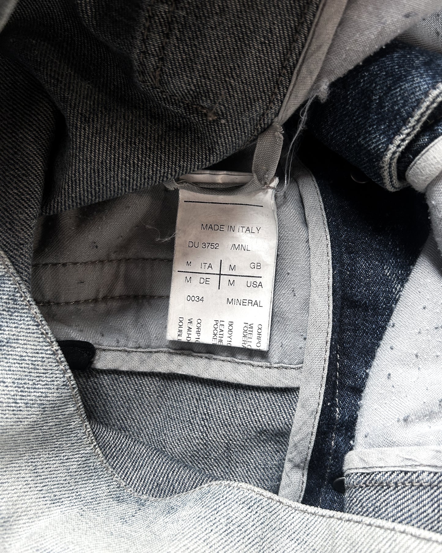 S/S12 CALFSKIN MINERAL WORKER JACKET