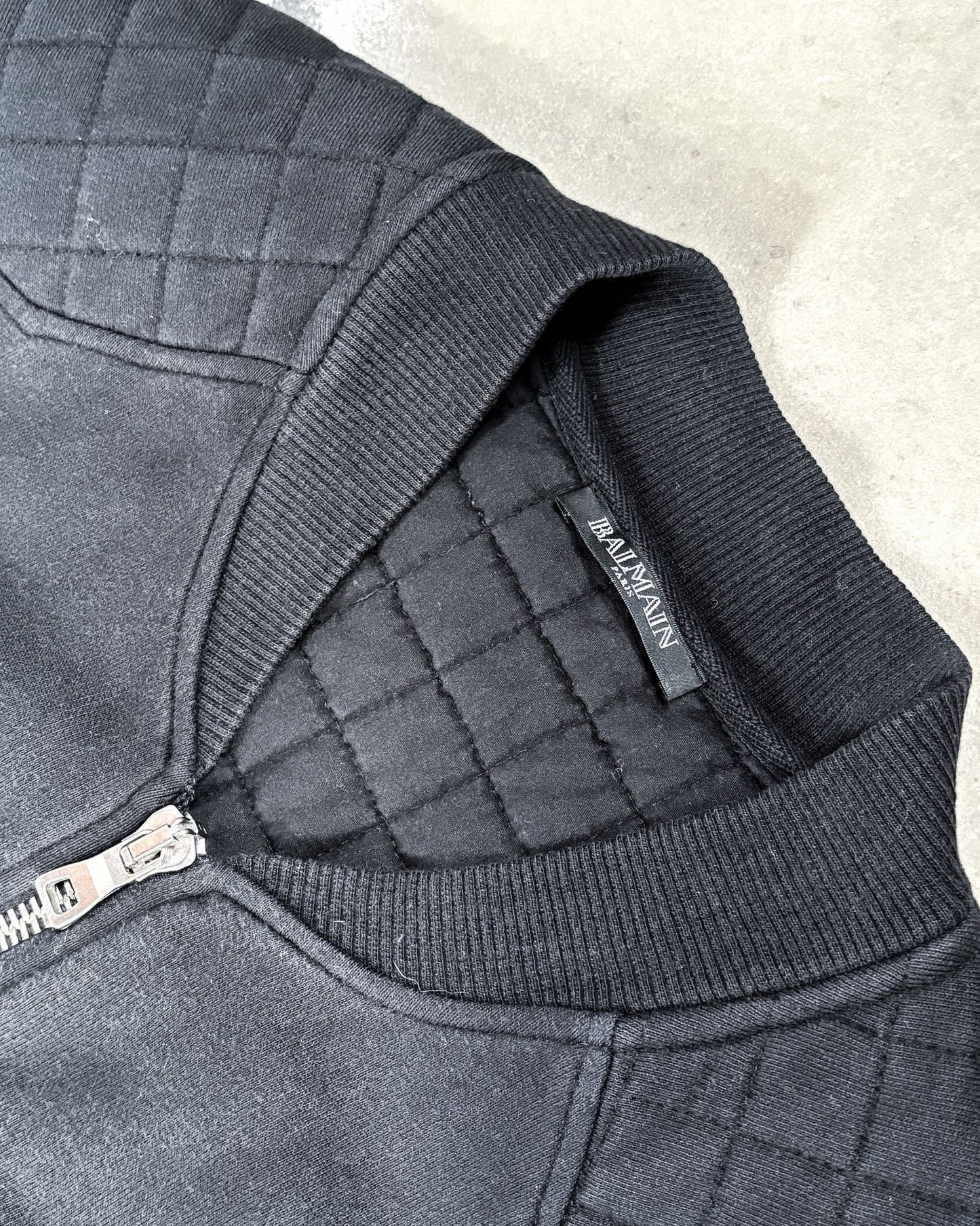 S/S14 BELTED CUFF BIKER QUILTED BOMBER