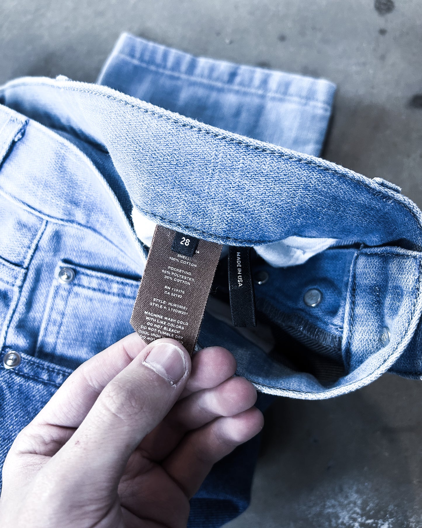 HELMUT LANG PATCH DENIM