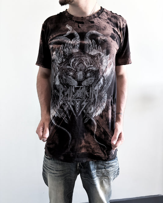 DISTRESSED TIGER T-SHIRT