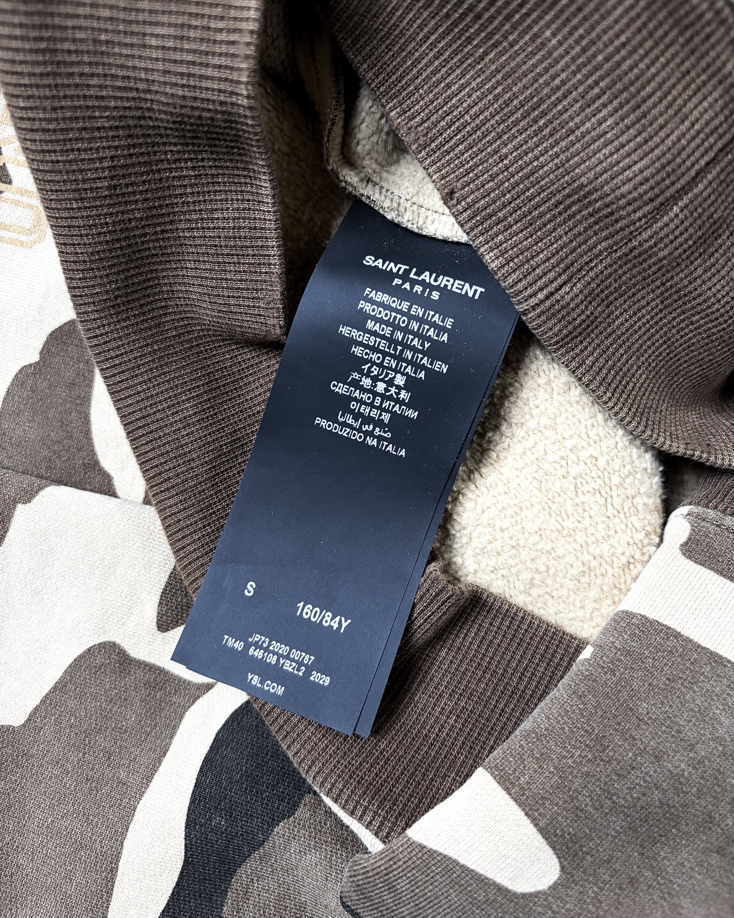 F/W20 CAMO UNIVERSITE HOODIE