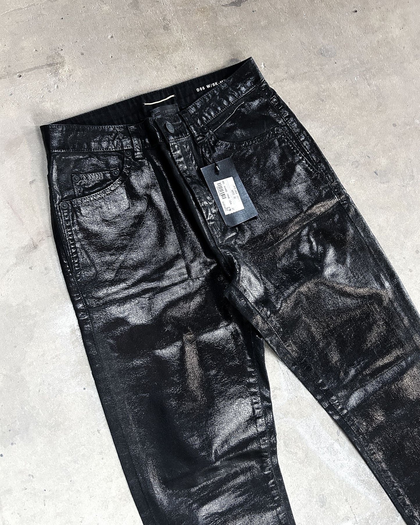 A/W20 WAX OIL SPILL JAPANESE DENIM