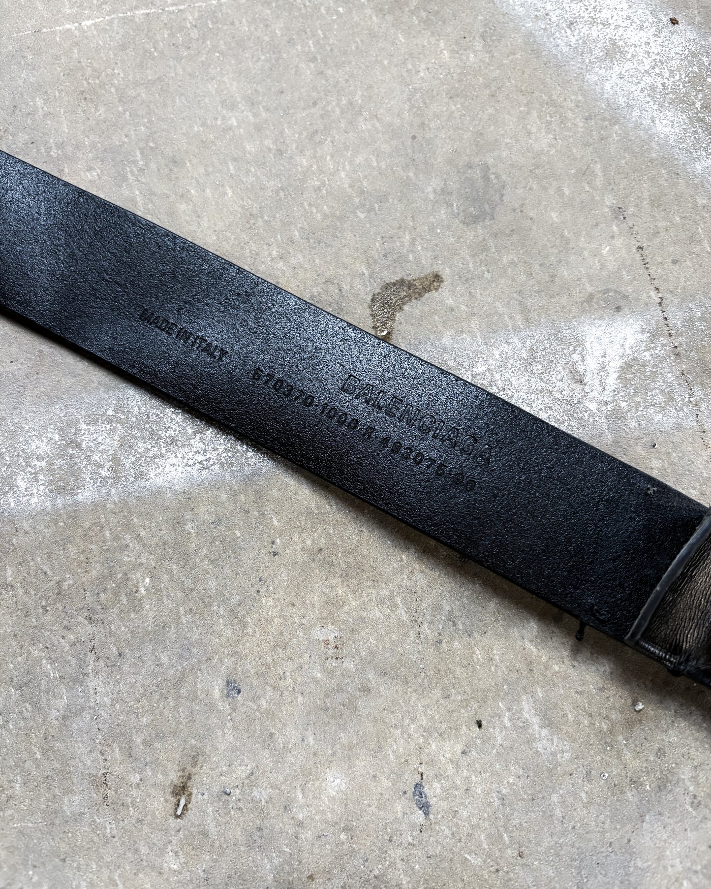 SILVER MONOGRAM BB BELT