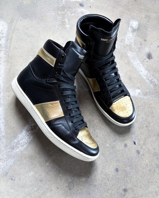 GOLD HIGH TOP SL10H SNEAKERS