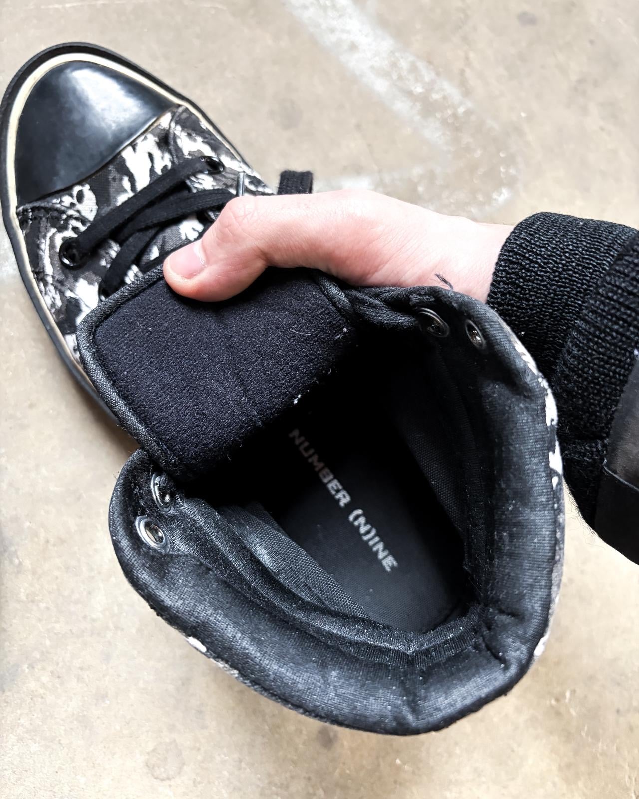 S/S01 SKULL CAMO HIGH TOP