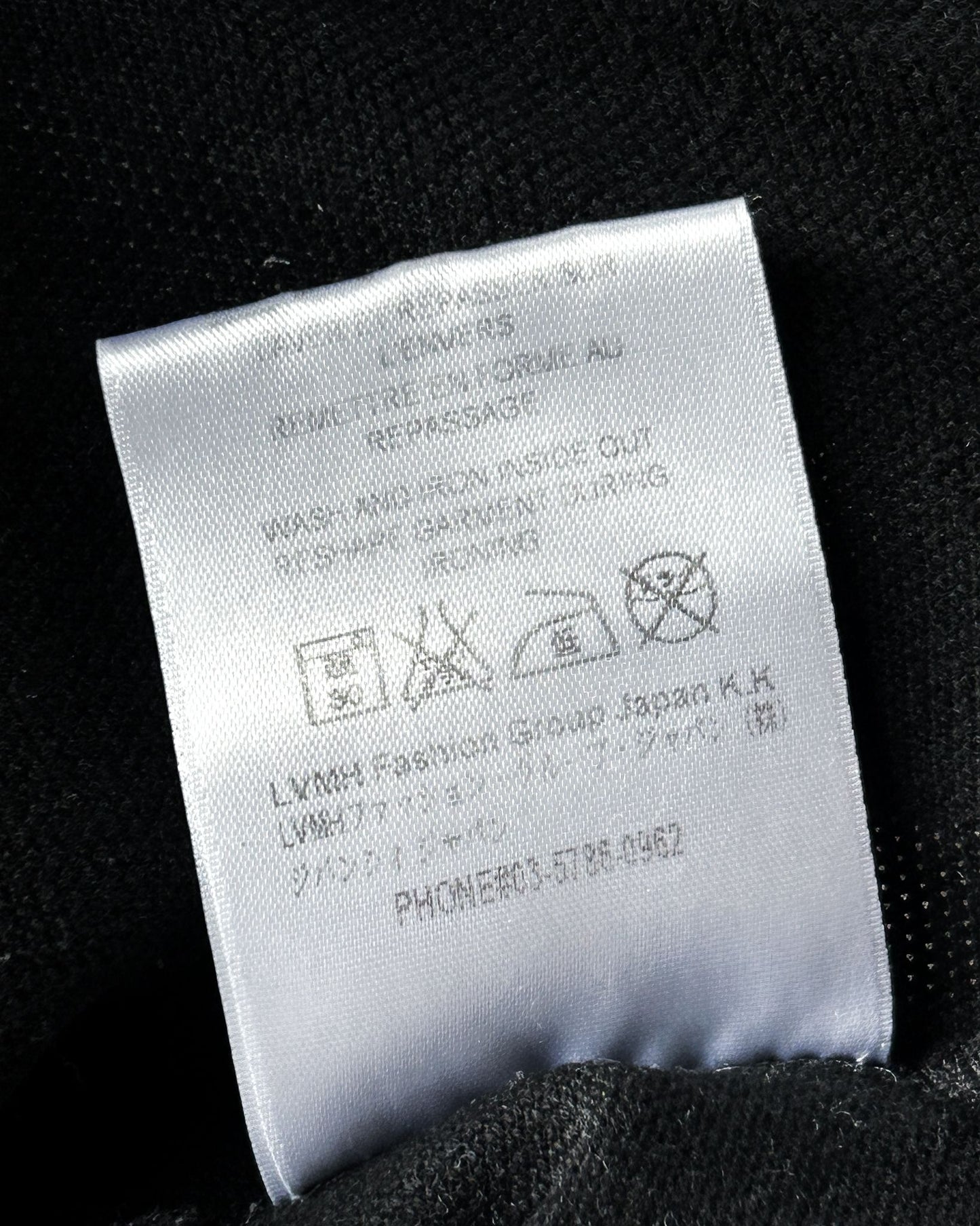 F/W17 WHITE STAR APPLIQUÉ BLACK 47 POLO