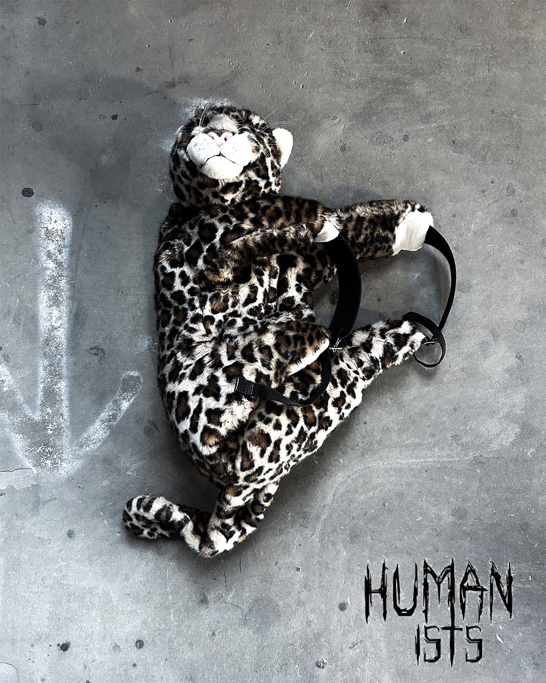 F/W17 LEOPARD PLUSH BACKPACK