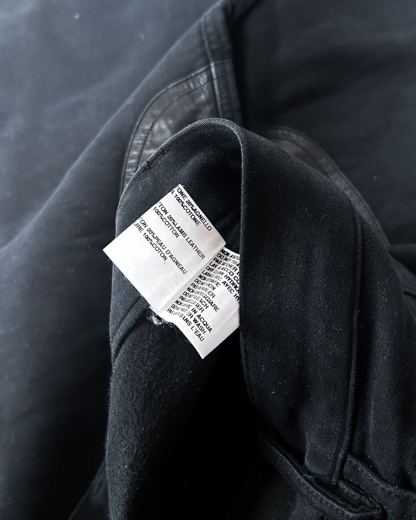 FW07 ‘EXPLODER’ LEATHER INSERT DENIM