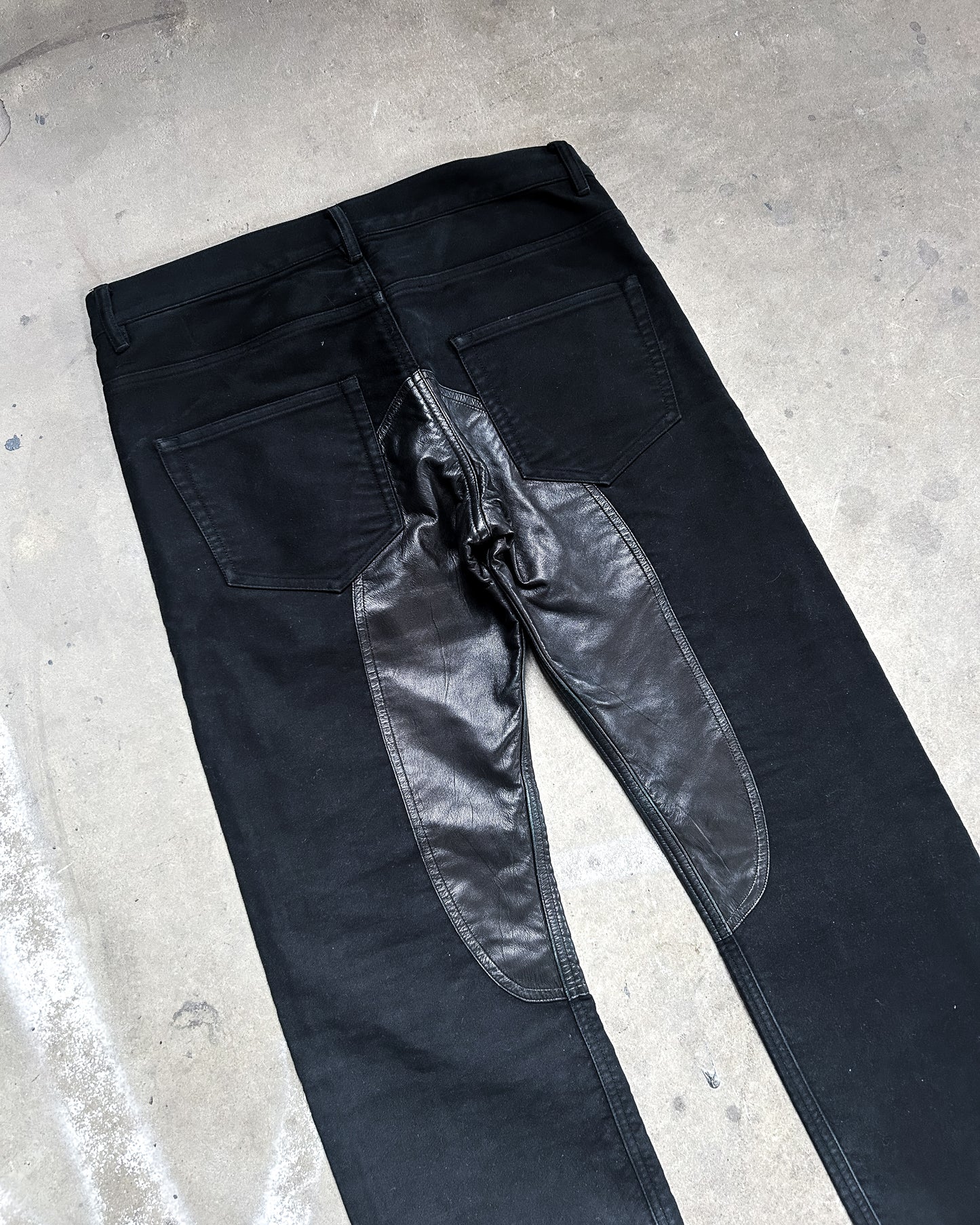 FW07 ‘EXPLODER’ LEATHER INSERT DENIM