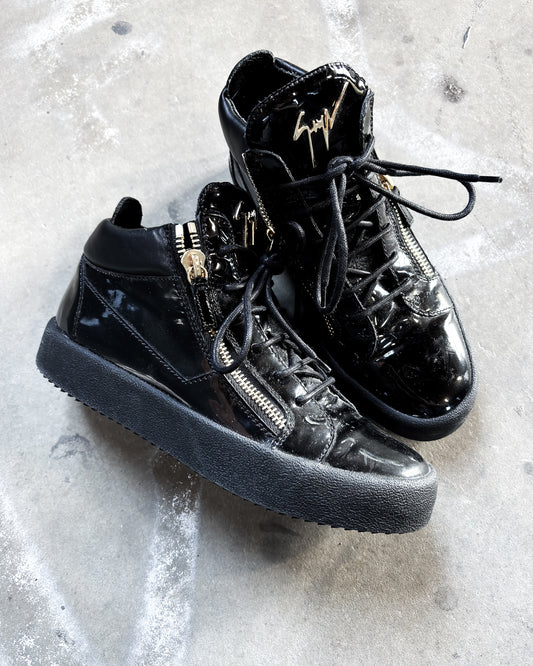 PATENT LEATHER KRISS HIGH TOPS