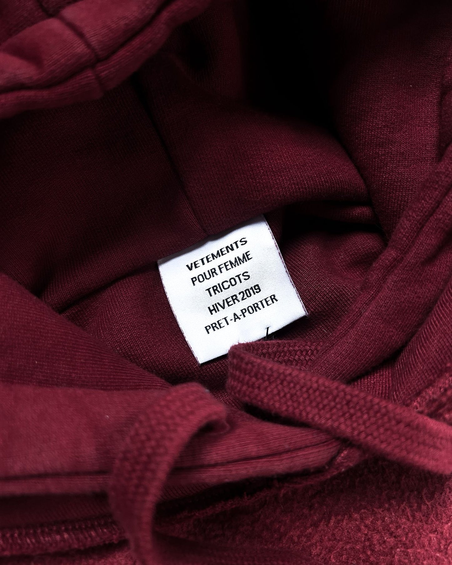 A/W19 INSIDE OUT HOODIE