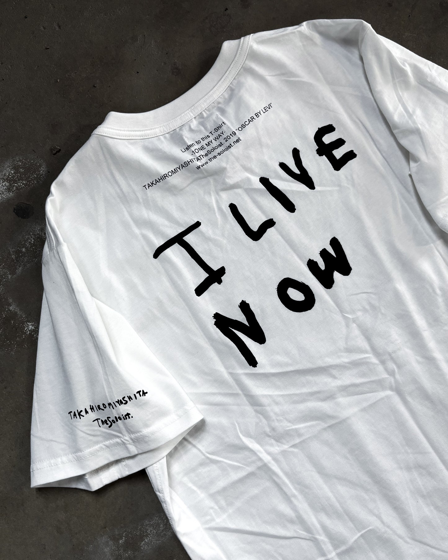 SOLOIST ‘I LIVE NOW’ T-SHIRT