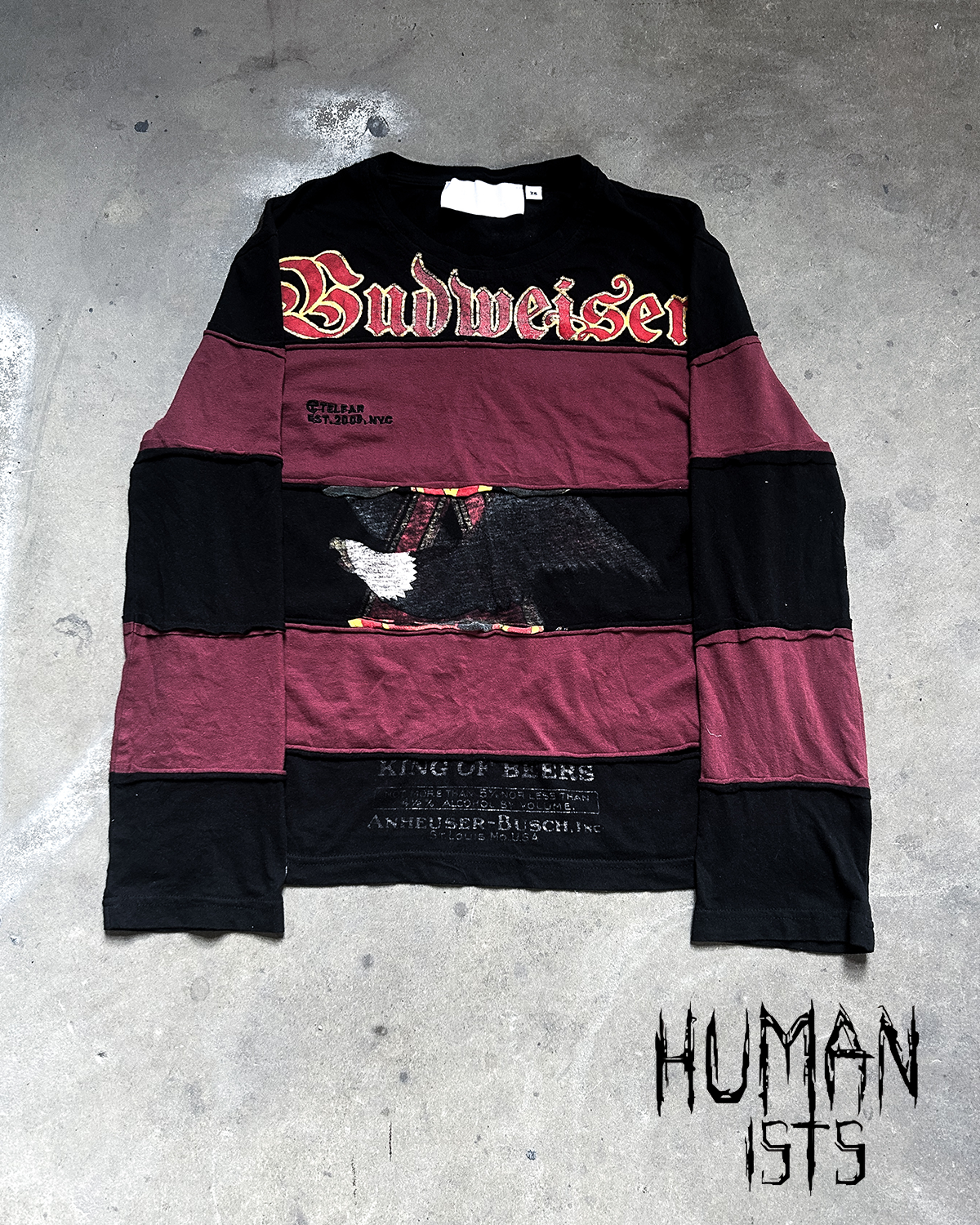 SS19 BUDWEISER RECONSTRUCTED LONGSLEEVE
