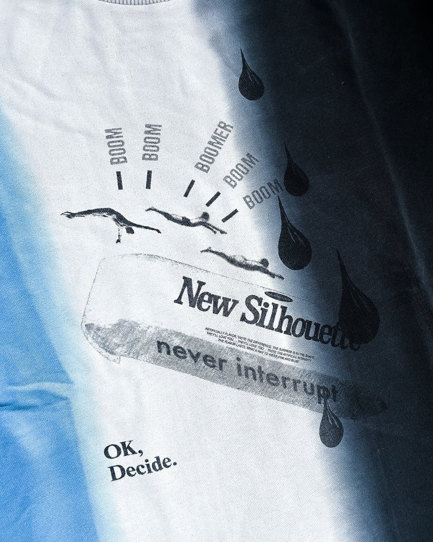 S/S14 NEW SILHOUETTE DIP DYE SWEATER