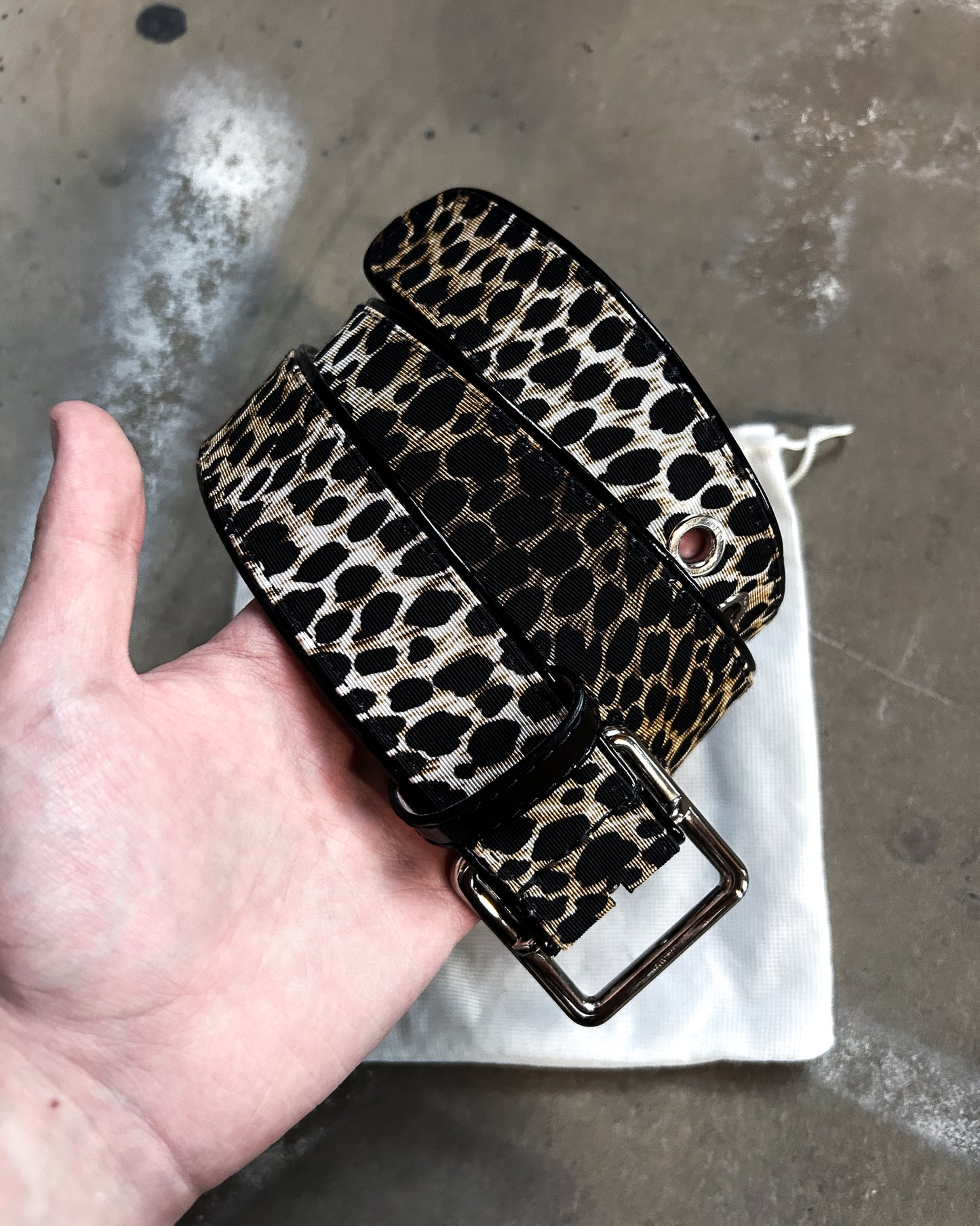 LEOPARD PRINT BELT