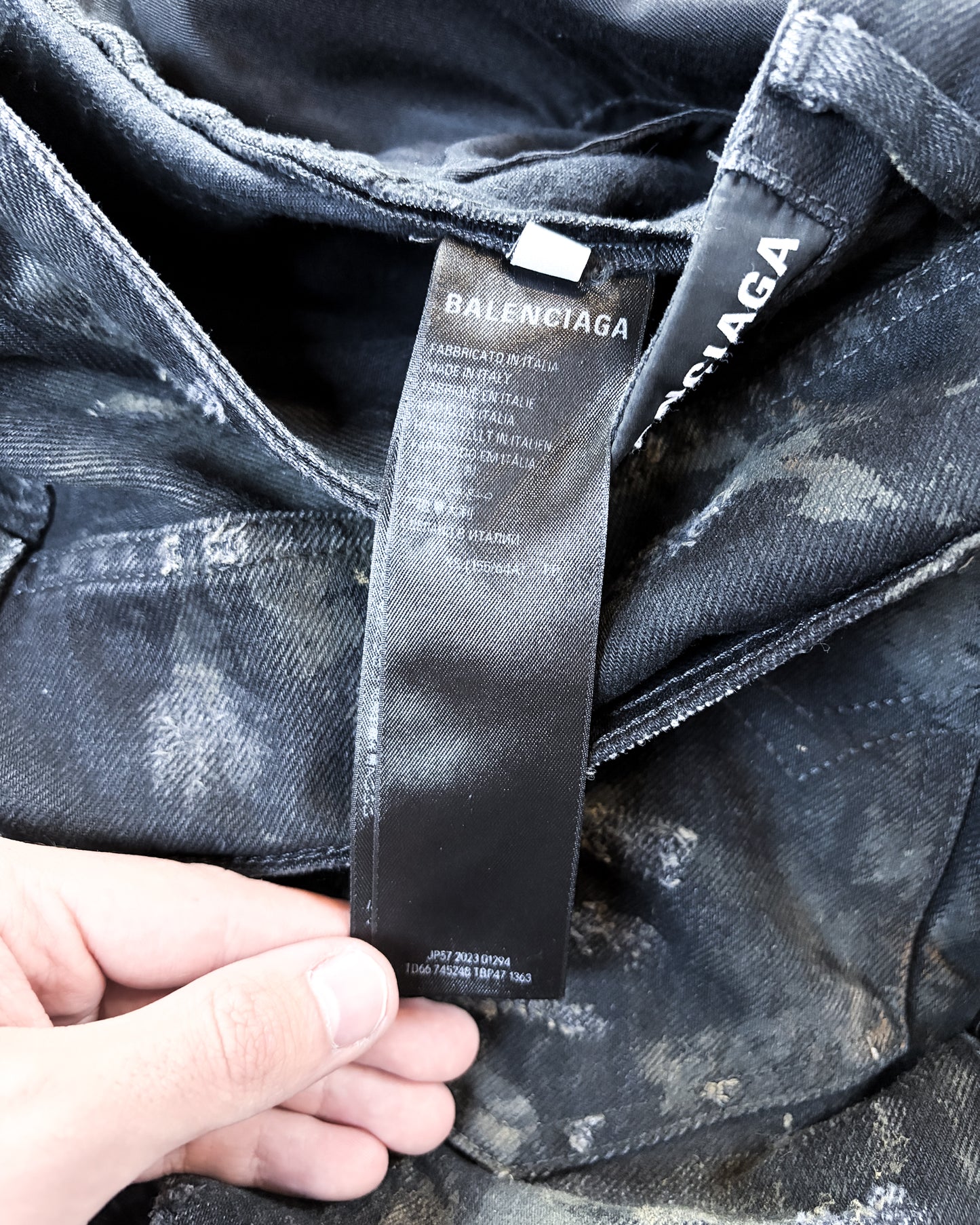 SS23 MUDSHOW DESTROYED DENIM