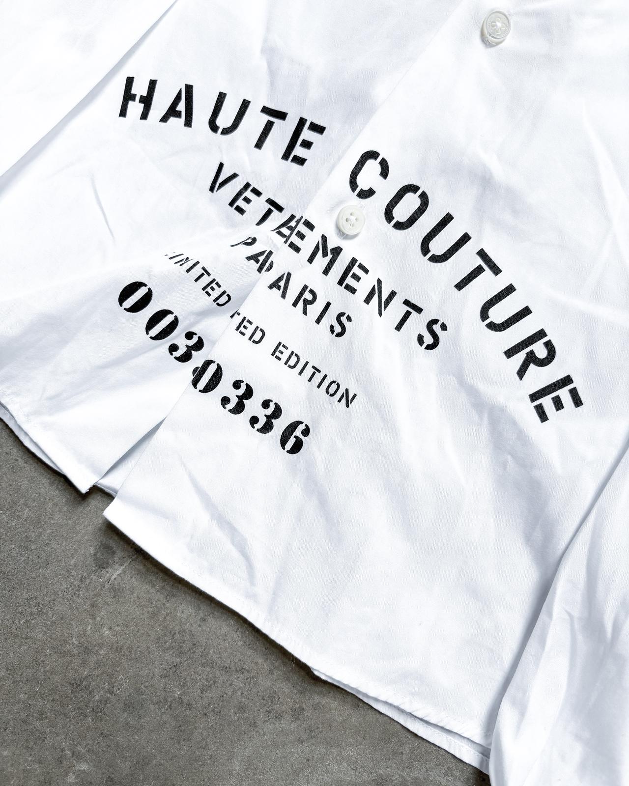 F/W21 HAUTE COUTURE SHIRT