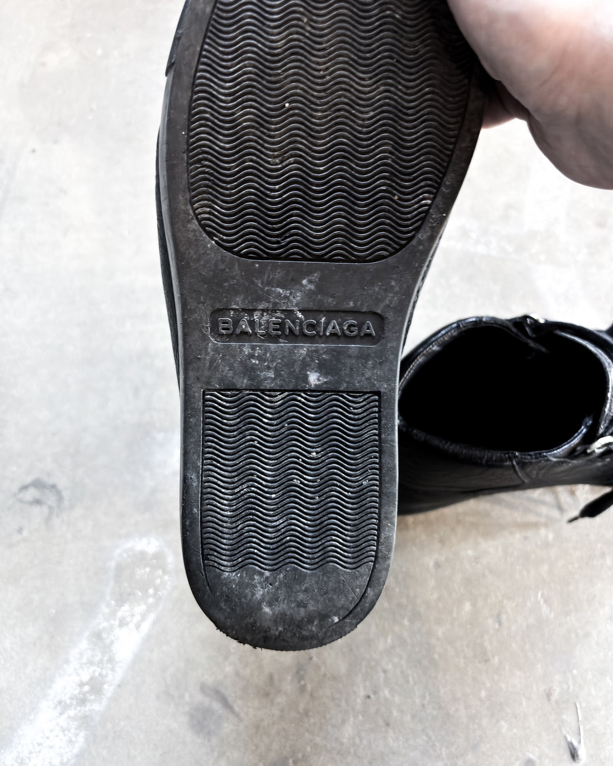 BLACK LEATHER ARENA HIGH