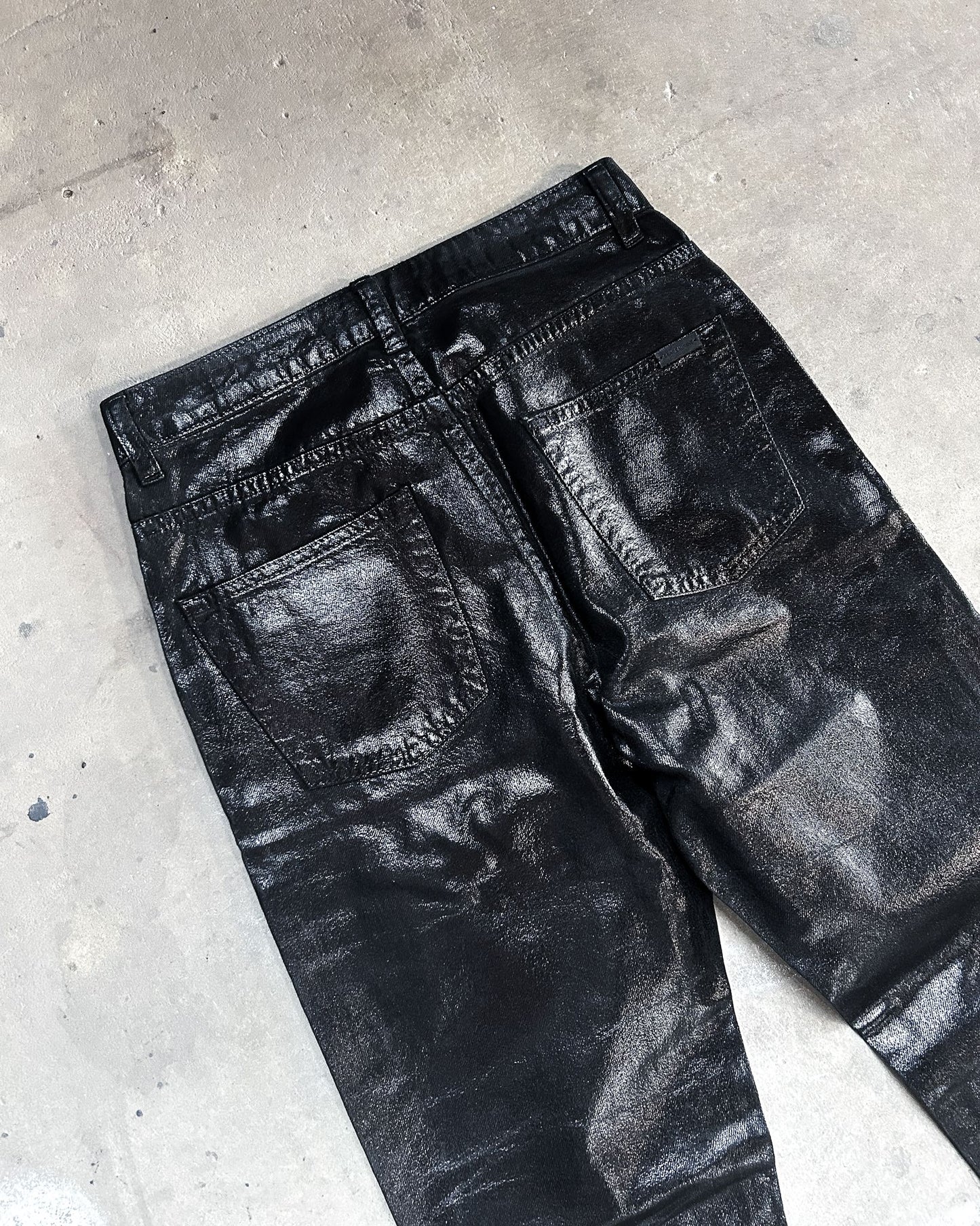 A/W20 WAX OIL SPILL JAPANESE DENIM